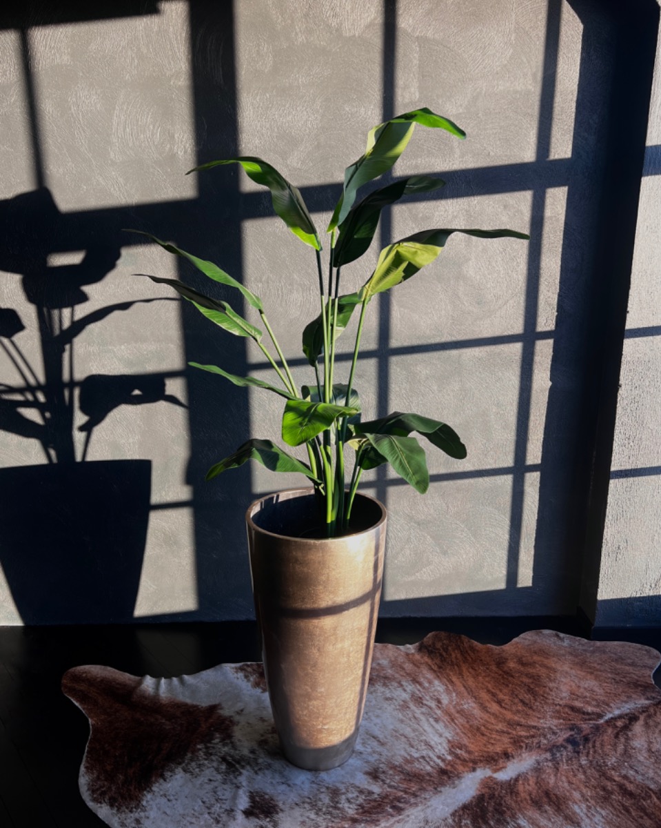 Kunstplant Combo - Reizigerpalm & Pot (180 cm)