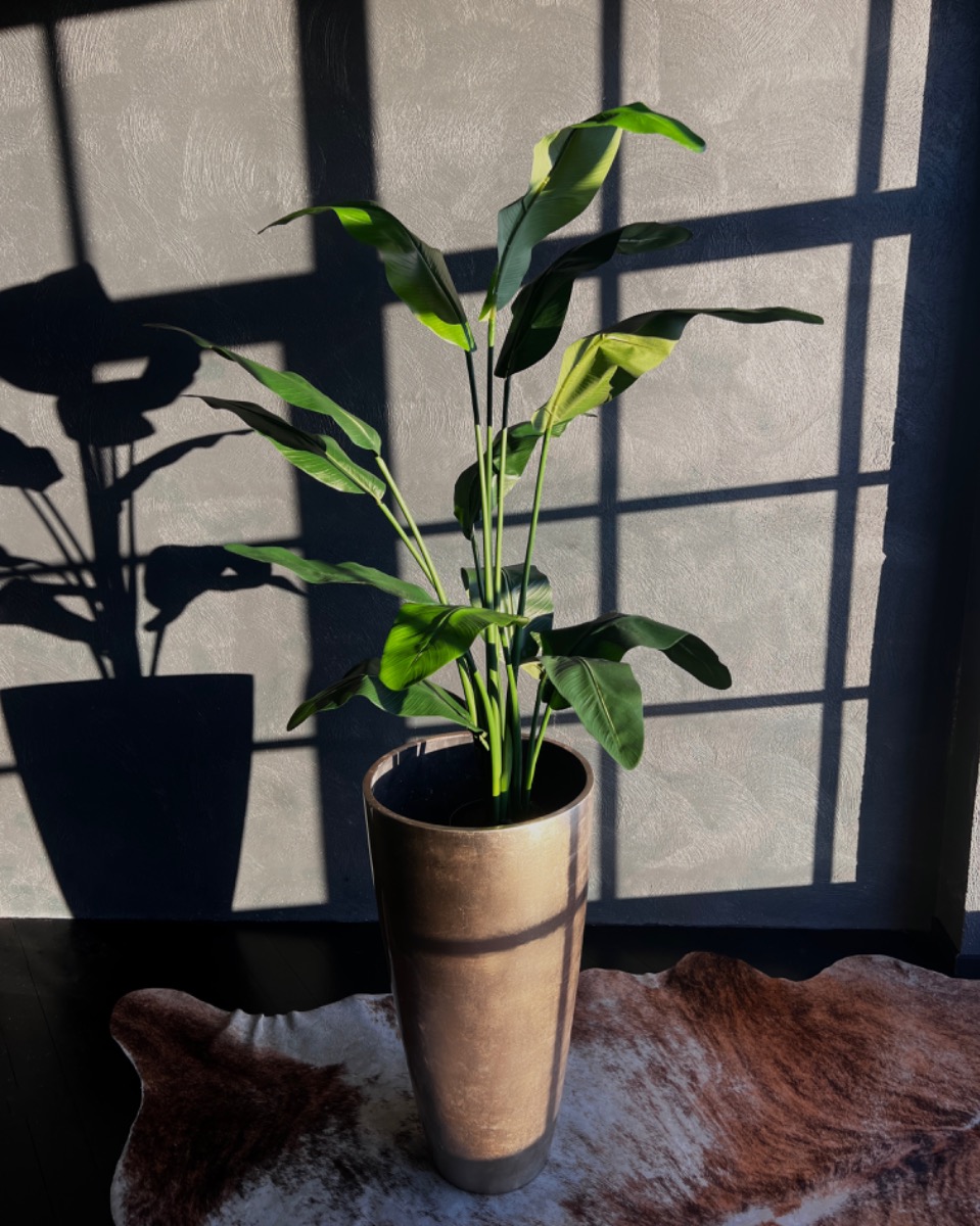 Kunstplant Combo - Reizigerpalm & Pot (180 cm)