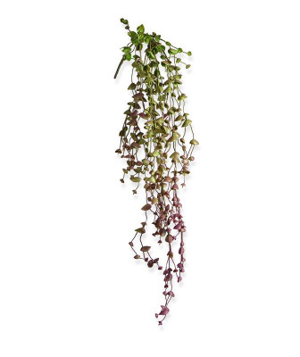 Artificial Peas hangingplant 60 cm burgundy