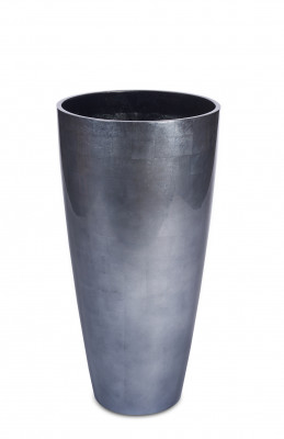Vita Vase Small - Medium Silver (⌀39 ↕75)