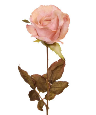 Mākslīgā rožu filiāle Alice 60 cm rozā