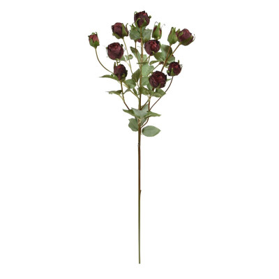 Dirbtinių rožių krūmas 70 cm raudona