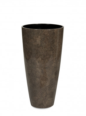 Vita Vase Small - Eggshell Brown (⌀39 ↕75)