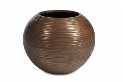 Curved Round Bowl Small - Bronze (⌀50 ↕40)
