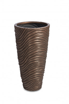 Graphic Vase Medium - Bronze (⌀48 ↕90)