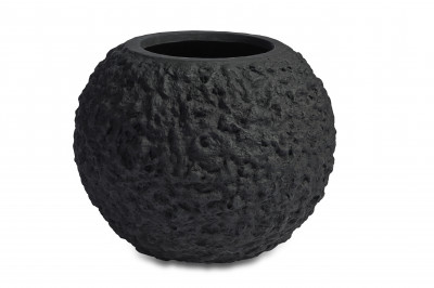 Lava Round Bowl Large - Black (⌀92 ↕74)