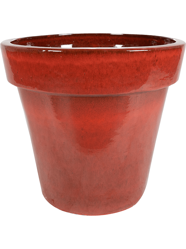 Ashley - Pot Deep Red (⌀80 ↕71)