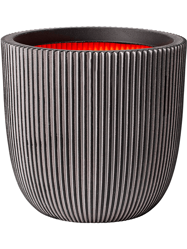 Capi Nature Groove NL - Planter Ball Anthracite (⌀35 ↕34)