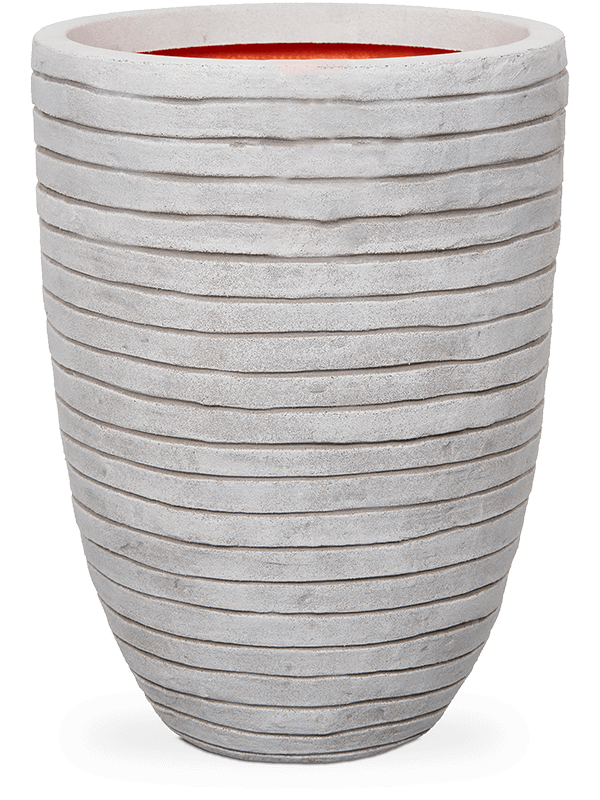 Capi Nature Row NL - Vase Elegant Low Ivory (⌀35 ↕47)