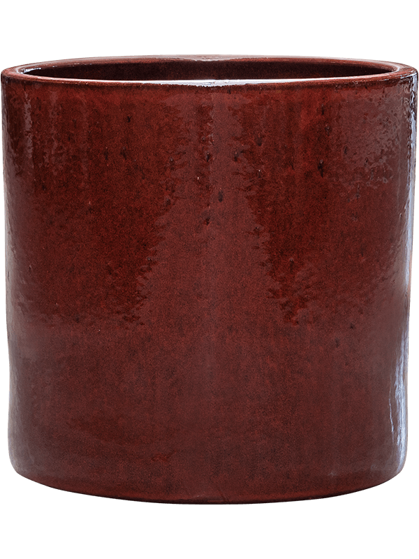 Cylinder - Pot Deep Red (⌀50 ↕50)