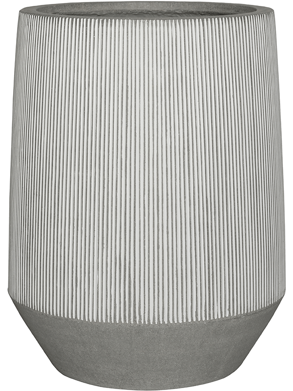 Ridged - Harith High L, White Stripe (⌀53 ↕68)