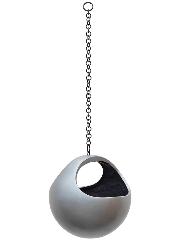 Baq Gradient - Hanging Basket Matt Grey (⌀21 ↕21)