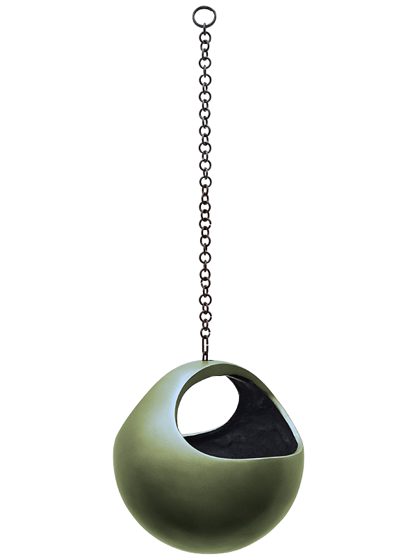 Baq Gradient - Hanging Basket Matt Forest Green (⌀21 ↕21)