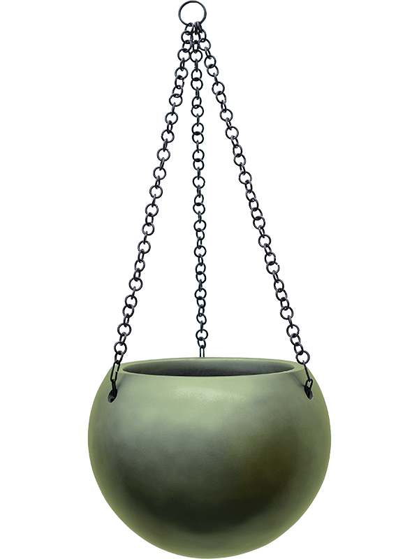 Baq Gradient - Hanging Globe Matt Forest Green (⌀24 ↕19)