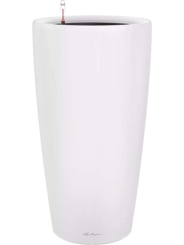 Lechuza Premium Rondo 32 - All inclusive Set White Matt (⌀32 ↕56)