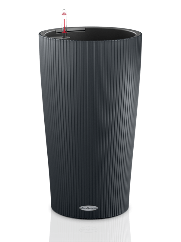 Lechuza Cilindro 23 - All Inclusive Set Slate (⌀23 ↕41)