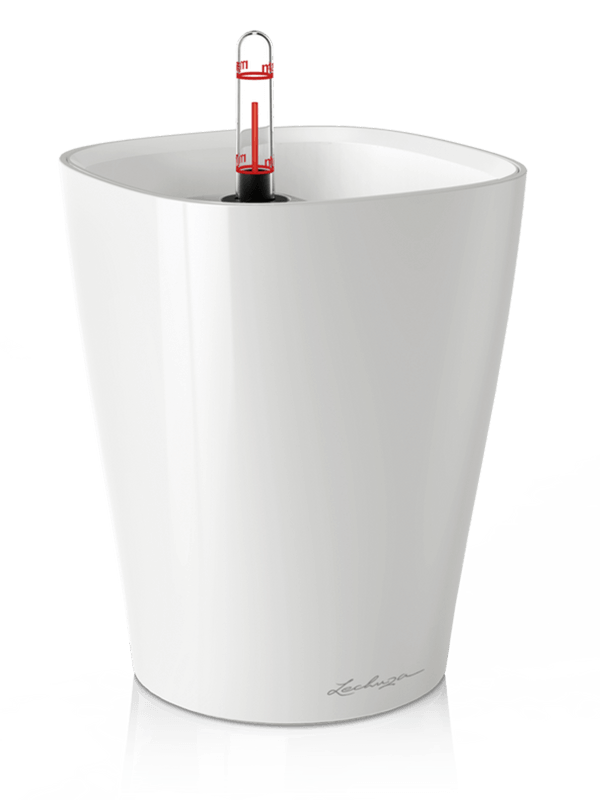 Lechuza Premium Deltini - All Inclusive Set White (⌀14 ↕18)