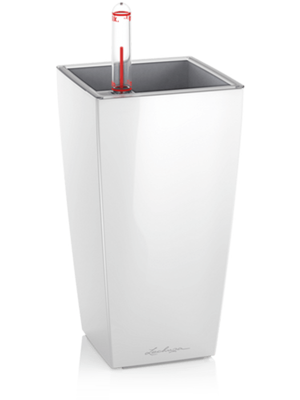 Lechuza Mini-Cubi (8/Karton) - All inclusive set white high-gloss ( ↔9 ↖9 ↕18)