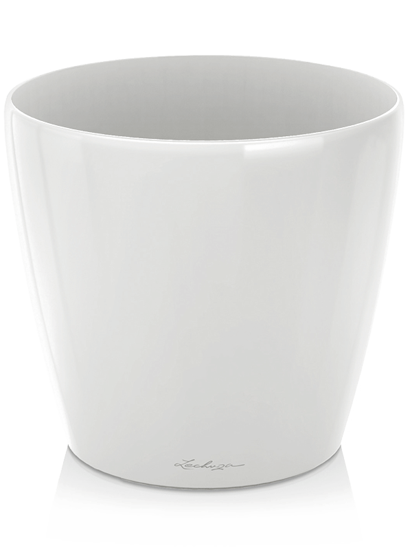 Lechuza Classico - White High Gloss (⌀28 ↕26)