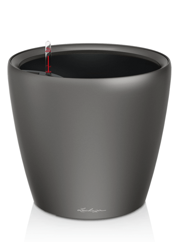 Lechuza Classico LS 28 - All Inclusive Set Anthracite Metallic (⌀28 ↕26)