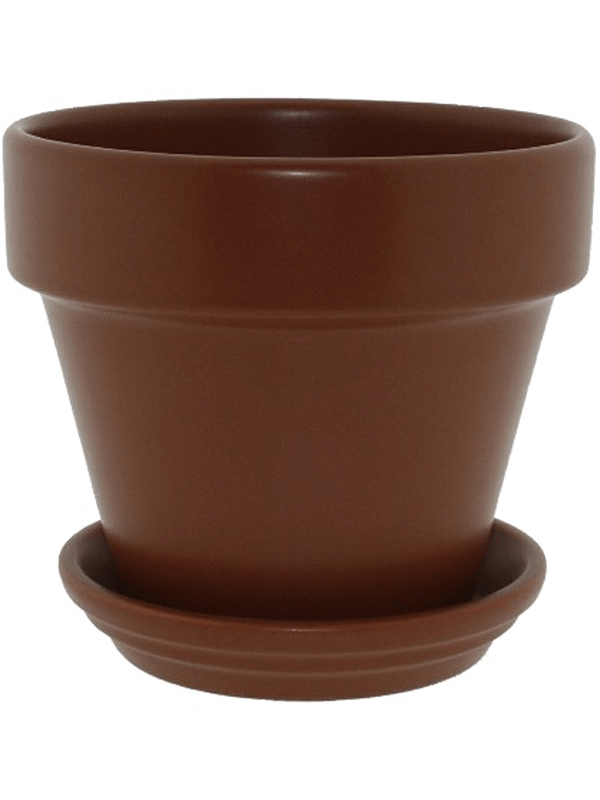 Urbann - Pot & Saucer Matt Terra (⌀19 ↕17)