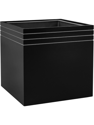 Baq Line-Up, Cube Matt Black (with liner and wheelplate) (↔48 ↕48)