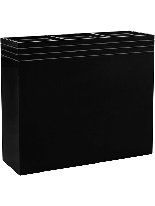 Baq Line-Up - Rectangle Matt Black (with liner) ( ↔88 ↖30 ↕75)