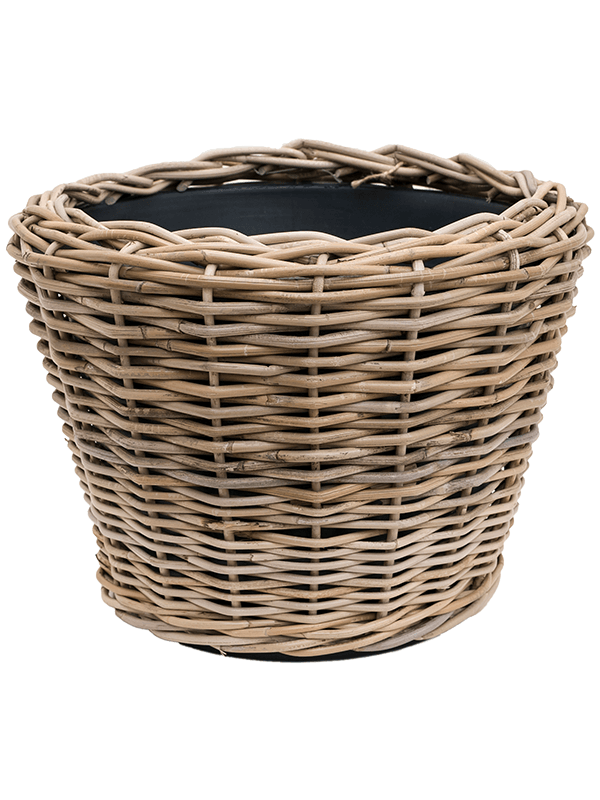 Drypot Rattan - Round grey (⌀43 ↕33)