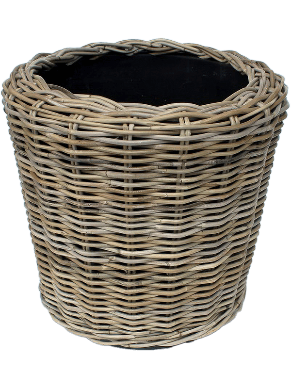 Drypot Rattan - Round grey (⌀42 ↕44)