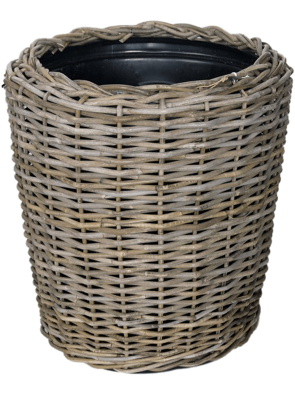 Drypot Rattan - Round grey (⌀45 ↕47)