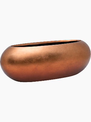 Baq Metallic Silver leaf, Boat matt copper (↔23 ↕20)