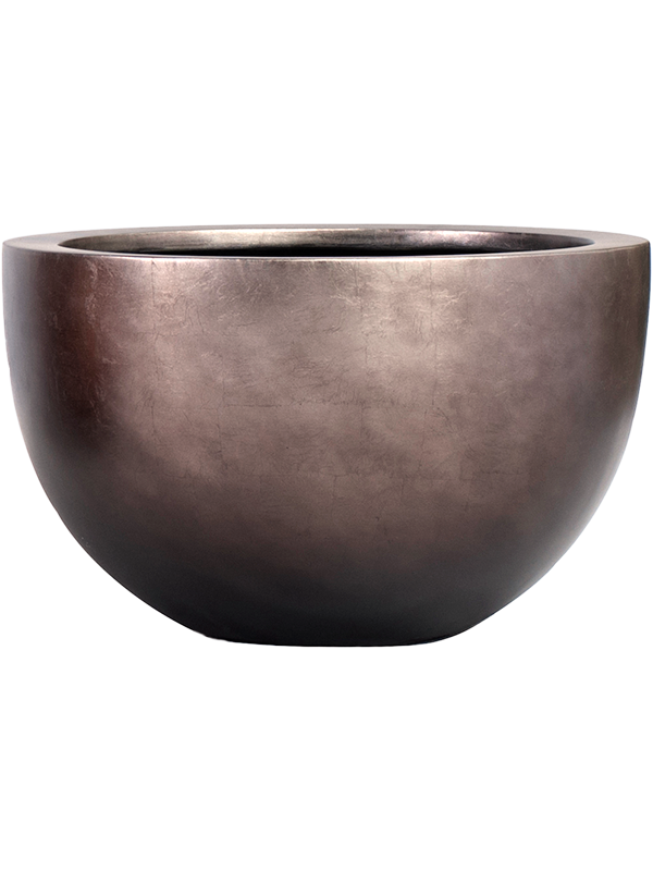 Baq Metallic Silver leaf - Bowl Matt Coffee (⌀45 ↕27)