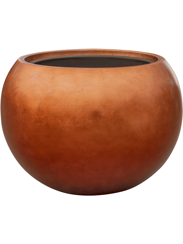 Baq Metallic Silver leaf - Globe Matt Copper (with liner) (⌀50 ↕37)