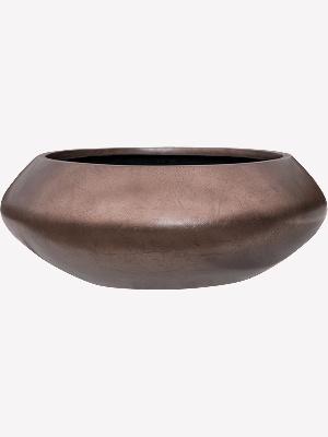 Baq Metallic Silver leaf, Bowl Ufo Matt Coffee (⌀40 ↕15)