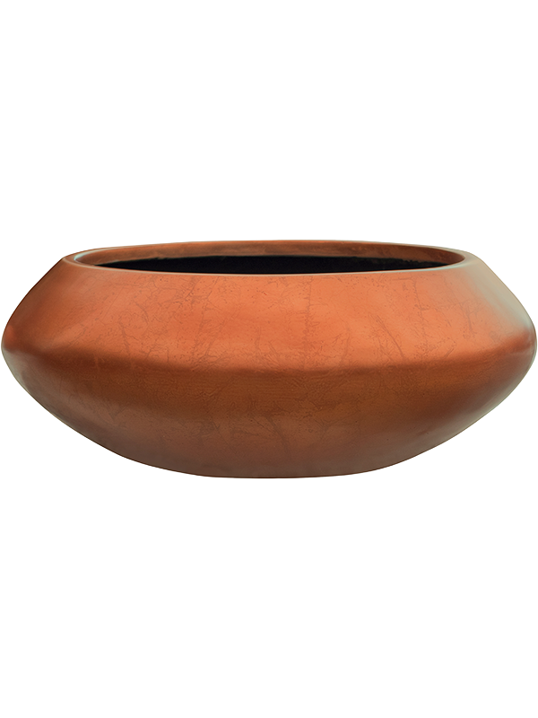 Baq Metallic Silver leaf - Bowl Ufo Matt Copper (⌀40 ↕15)