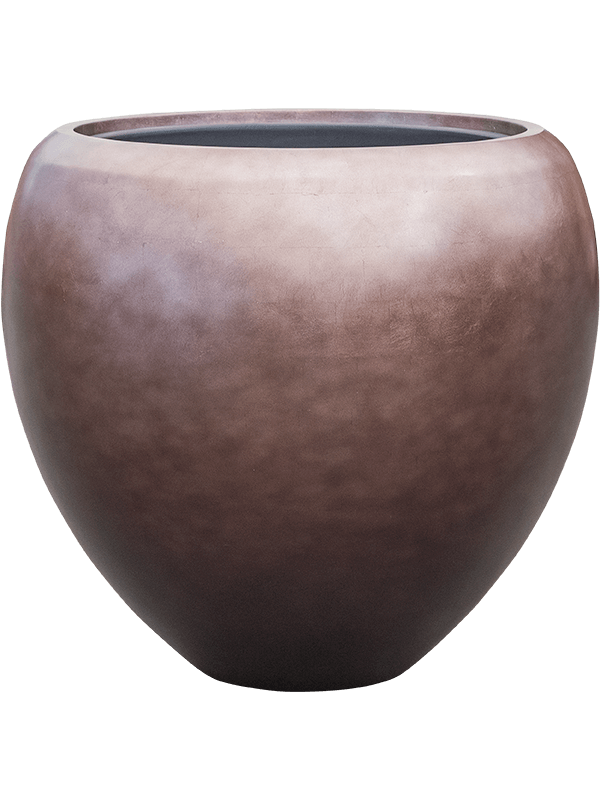 Baq Metallic Silver leaf - Couple Matt Coffee (with liner) (⌀60 ↕55)