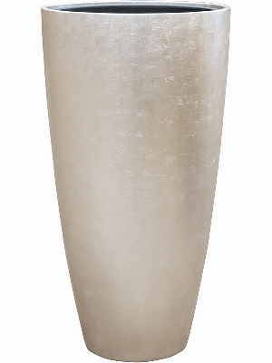 Baq Metallic Silver leaf, Partner matt light champagne (with liner) (⌀40 ↕75)