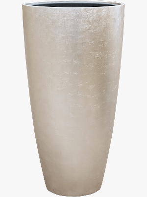 Baq Metallic Silver leaf, Partner matt light champagne (with liner) (⌀49 ↕90)