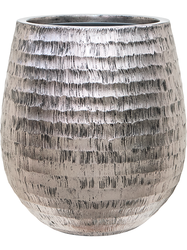 Baq Opus Hammered Darcy Zilver 38x42cm (met inzetbak)