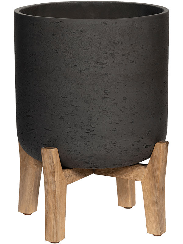 Rough With Feet Low - Charlie L Black Washed (⌀25 ↕34)