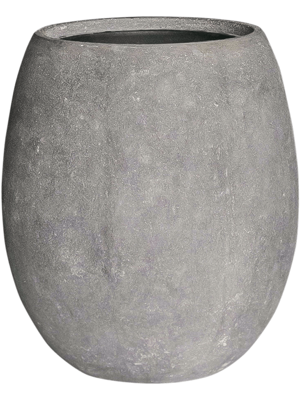 Baq Polystone Coated Plain - Balloon Raw Grey (with liner) (⌀48 ↕55)