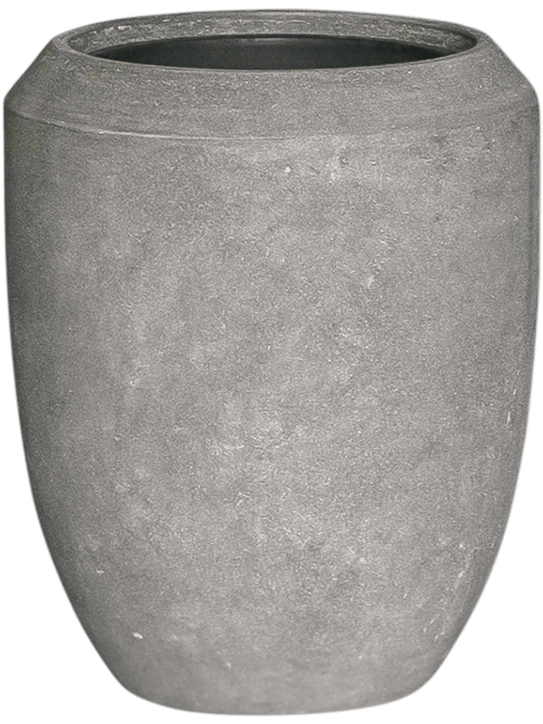 Baq Polystone Coated Plain - Coppa Raw Grey (with liner) (⌀45 ↕55)