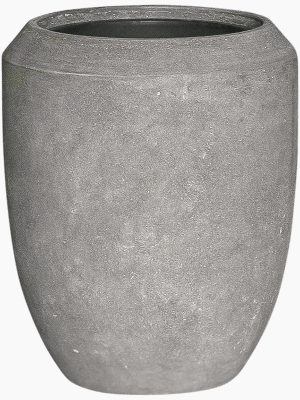 Baq Polystone Coated Plain, Coppa Raw Grey (with liner) (⌀45 ↕55)