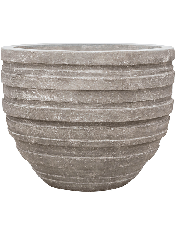 Baq Polystone Coated Junar - Couple Raw Grey (⌀55 ↕44)