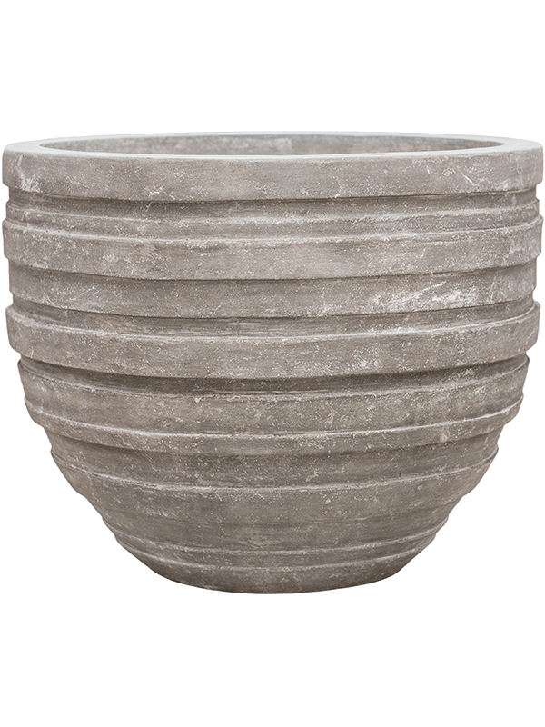 Baq Polystone Coated Junar - Couple Raw Grey (⌀70 ↕56)