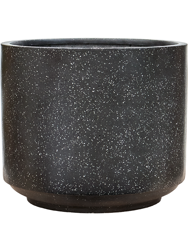 Baq Terrazzo - Cylinder Black (⌀52 ↕44)