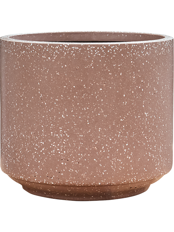 Baq Terrazzo - Cylinder Mocha (⌀37 ↕32)