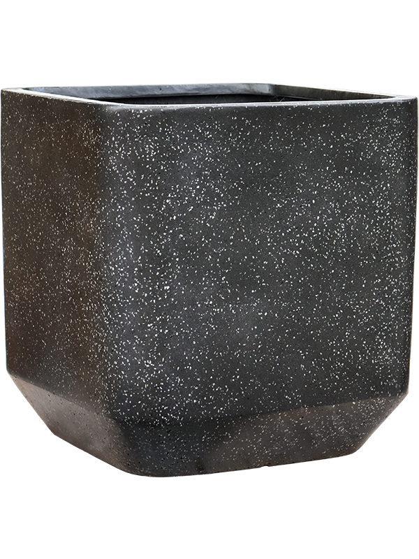 Baq Terrazzo - Rounded Cube Black ( ↔45 ↖45 ↕46)
