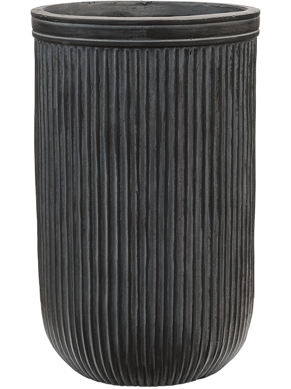 Baq Vertical Rib - Cylinder Anthracite (⌀30 ↕47)