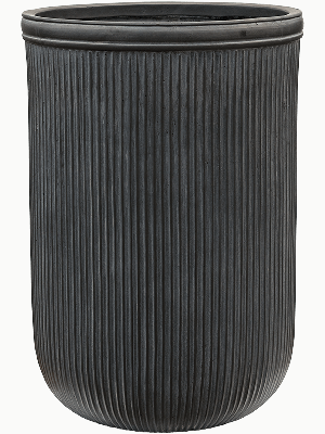 Baq Vertical Rib, Cylinder Anthracite (⌀45 ↕65)